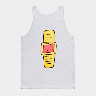 Retro Watch Doodle Star Tank Top